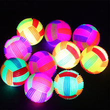 Load image into Gallery viewer, Pet Dogs Flashing Football Shape Led Light Squeaky Bouncy Ball Funny Kids Toy Interactive Dog Cat Chew Toys Small Large Dogs

