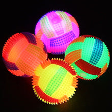 Load image into Gallery viewer, Pet Dogs Flashing Football Shape Led Light Squeaky Bouncy Ball Funny Kids Toy Interactive Dog Cat Chew Toys Small Large Dogs
