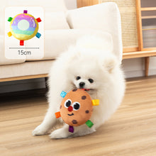 Load image into Gallery viewer, Interactive Ball Dog Toy for Aggressive Chewers Training Decompress Bite Resistant Plush Handle Dog Toys with Bells Pet Supplies
