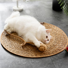 Load image into Gallery viewer, Dog Air Conditioning Mat Summer Rattan Pet Mat Pet Supplies Cooling Mat Cat Cooling Pad for Small Medium Cat
