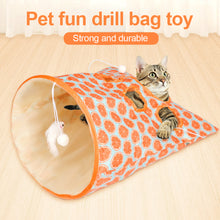 Load image into Gallery viewer, Pet Supplies Cat Drill Pocket Paper Cat Tunnel Collapsible Cat Bag Portable Lightweight Pet Cat Interactive Toys for Indoor Outdoor
