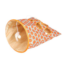 Load image into Gallery viewer, Pet Supplies Cat Drill Pocket Paper Cat Tunnel Collapsible Cat Bag Portable Lightweight Pet Cat Interactive Toys for Indoor Outdoor
