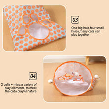 Load image into Gallery viewer, Pet Supplies Cat Drill Pocket Paper Cat Tunnel Collapsible Cat Bag Portable Lightweight Pet Cat Interactive Toys for Indoor Outdoor
