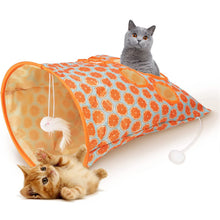 Load image into Gallery viewer, Pet Supplies Cat Drill Pocket Paper Cat Tunnel Collapsible Cat Bag Portable Lightweight Pet Cat Interactive Toys for Indoor Outdoor
