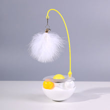 Load image into Gallery viewer, Tumbler Toys for Cats Kitten Interactive Bite Resistant Turntable Plush Feathers Pet Toy with Catnip Funny Pet Supplies
