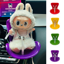 Load image into Gallery viewer, Car Doll Safety Seat for OB11 Labubu Cartoon Chair Model for Labubu Car Seat Outlet Decor for Labubu Doll Car Interior Styling
