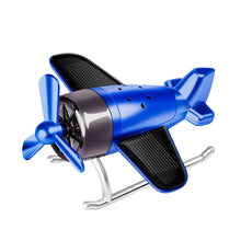 Load image into Gallery viewer, Creative Car Central Control Air Freshener Mini Solar Aircraft Decoration Car Perfume Air Freshener Fragrance Airplane Ornament

