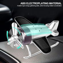 Load image into Gallery viewer, Creative Car Central Control Air Freshener Mini Solar Aircraft Decoration Car Perfume Air Freshener Fragrance Airplane Ornament

