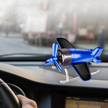 Load image into Gallery viewer, Creative Car Central Control Air Freshener Mini Solar Aircraft Decoration Car Perfume Air Freshener Fragrance Airplane Ornament
