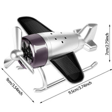 Load image into Gallery viewer, Creative Car Central Control Air Freshener Mini Solar Aircraft Decoration Car Perfume Air Freshener Fragrance Airplane Ornament
