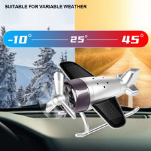Load image into Gallery viewer, Creative Car Central Control Air Freshener Mini Solar Aircraft Decoration Car Perfume Air Freshener Fragrance Airplane Ornament

