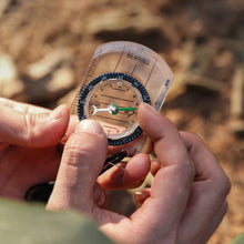 Load image into Gallery viewer, Outdoor Mini Compass Map with Scale Ruler Portable Compass for Hiking Camping Cycling Survival Compass Guiding Tool
