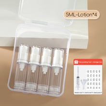 Load image into Gallery viewer, 4pcs/set 5/10ML Liquid Foundation Travel Bottle Cosmetics Eye Cream Vacuum Bottle Press Bottle Spray Bottle Travel Portable Refillable Bottles
