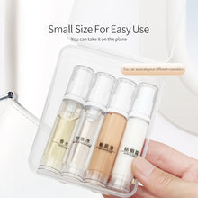 Load image into Gallery viewer, 4pcs/set 5/10ML Liquid Foundation Travel Bottle Cosmetics Eye Cream Vacuum Bottle Press Bottle Spray Bottle Travel Portable Refillable Bottles
