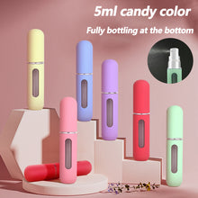 Load image into Gallery viewer, Candy Color 5ML Mini Perfume Bottle Filling Perfume Spray Bottle Liquid Sub-Bottling Fine Mist Spray Refillable Jar Empty Bottle
