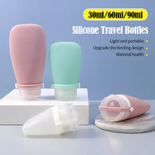 Load image into Gallery viewer, 30/60/90ML Portable Silicone Travel Bottle Body Wash Shampoo Cosmetic Storage Refillable Lotion Bottle Leakproof
