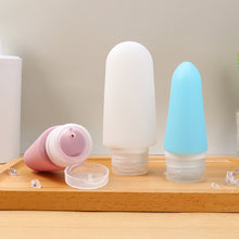 Load image into Gallery viewer, 60/90ML Portable Silicone Travel Bottle Body Wash Shampoo Cosmetic Storage Refillable Lotion Bottle Leakproof
