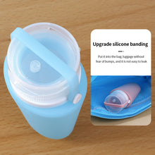 Load image into Gallery viewer, 60/90ML Portable Silicone Travel Bottle Body Wash Shampoo Cosmetic Storage Refillable Lotion Bottle Leakproof
