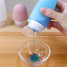 Load image into Gallery viewer, 60/90ML Portable Silicone Travel Bottle Body Wash Shampoo Cosmetic Storage Refillable Lotion Bottle Leakproof
