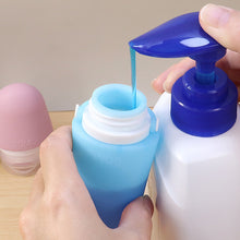 Load image into Gallery viewer, 60/90ML Portable Silicone Travel Bottle Body Wash Shampoo Cosmetic Storage Refillable Lotion Bottle Leakproof
