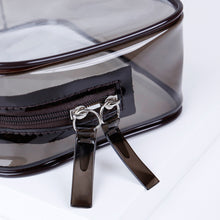 Load image into Gallery viewer, Travel Storage Bag Cosmetic Bag PVC Waterproof Transparent Cosmetic Cases Large Capacity Plastic Zipper Wash Bag
