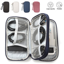 Load image into Gallery viewer, Travel Portable Digital Accessories Storage Bag Data Cable Waterproof Storage Bag U Disk Charging Bank Storage Box
