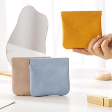 Load image into Gallery viewer, Portable Sunglasses Bag Storage Pouch Soft Leather Waterproof Bag Simple Lipstick Headphone Cable Storage Bag
