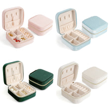 Load image into Gallery viewer, Mini Square Jewelry Box Velvet Ring Stud Earring Storage Box Women Trinkets Organizer Delicate Size 2024 Trend Fashion Small Case
