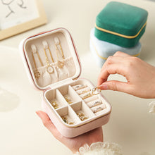 Load image into Gallery viewer, Mini Square Jewelry Box Velvet Ring Stud Earring Storage Box Women Trinkets Organizer Delicate Size 2024 Trend Fashion Small Case
