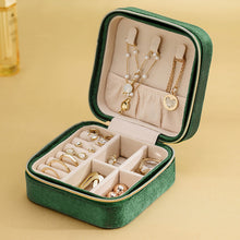 Load image into Gallery viewer, Mini Square Jewelry Box Velvet Ring Stud Earring Storage Box Women Trinkets Organizer Delicate Size 2024 Trend Fashion Small Case
