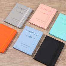Load image into Gallery viewer, Pu Leather Passport Bag RFID Multi-card Passport Holder Travel Accessories Wallet Credit Card Bag Passport Protector Holder
