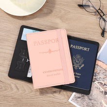 Load image into Gallery viewer, Pu Leather Passport Bag RFID Multi-card Passport Holder Travel Accessories Wallet Credit Card Bag Passport Protector Holder
