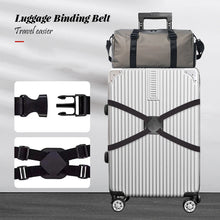 Load image into Gallery viewer, Luggage Binding Belt Elastic Baggage Strap Adjustable Luggage Buckle Cross Strap Packing Nylon Belt 2024 Trend
