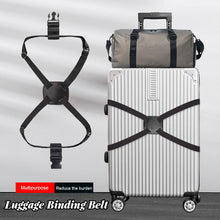 Load image into Gallery viewer, Luggage Binding Belt Elastic Baggage Strap Adjustable Luggage Buckle Cross Strap Packing Nylon Belt 2024 Trend
