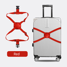 Load image into Gallery viewer, Luggage Binding Belt Elastic Baggage Strap Adjustable Luggage Buckle Cross Strap Packing Nylon Belt 2024 Trend
