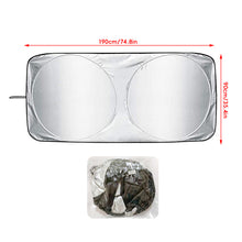 Load image into Gallery viewer, Universal Car Sunshade UV Protection Shield Front Rear Car Window Anti Snow Ice Sunshade Sun Shade Auto Visor Windshield Cover
