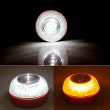 Load image into Gallery viewer, Rechargeable V16 Car Strobe Flashing Light LED Emergency Help Flash Light Magnetic Induction Explosion Flashing Warning Light
