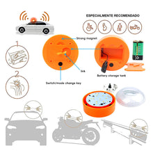 Load image into Gallery viewer, Rechargeable V16 Car Strobe Flashing Light LED Emergency Help Flash Light Magnetic Induction Explosion Flashing Warning Light
