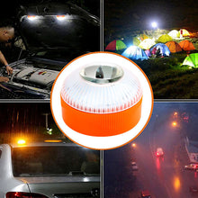 Load image into Gallery viewer, Rechargeable V16 Car Strobe Flashing Light LED Emergency Help Flash Light Magnetic Induction Explosion Flashing Warning Light
