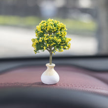 Load image into Gallery viewer, Mini Tree Car Center Console Decorations Car Mounted Green Plant Accessories Simulated Flower Decoration Cute Gift For Girls
