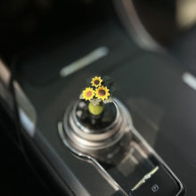 Load image into Gallery viewer, Cute Car Mini Sunflower Vase Interior Decoration Center Console Decoration Auto Ornaments Ceramics For Car Gifts Accessories
