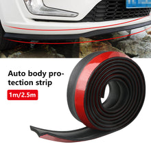 Load image into Gallery viewer, Universal Car Front Bumper Spoiler Lips Protector Strips Car Bumper Lip Protection Stickers Car Front Bumper Lip Rubber Protectors
