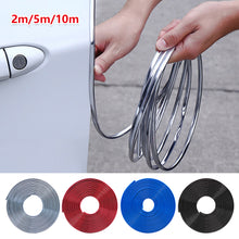 Load image into Gallery viewer, 2/5/10M Car Door Edge Protection Strips Noise Isolation Chrome Sealant Strips Car Door Rubber Seal Strip Sound Insulation Door Protector
