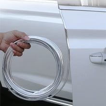 Load image into Gallery viewer, 2/5/10M Car Door Edge Protection Strips Noise Isolation Chrome Sealant Strips Car Door Rubber Seal Strip Sound Insulation Door Protector
