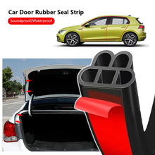 Load image into Gallery viewer, 2-Layer Car Door Weatherstrip Seal Strip Waterproof Noise Insulation Protector Strip Sealing Rubber for Door Hood Trunk
