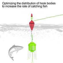 Load image into Gallery viewer, 1PC Fluorescent Explosive Hook Anti-Winding Water Monster Bait Cage Silver Carp Bighead Fishing Group With 6PCS Iseni Hook Fishing Equipment
