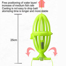 Load image into Gallery viewer, 4PCS Hand Rod Silver Carp And Bighead Fish Group Spring Hook Bait Cage Double Hook Fast Tapping Fluorescent Silver Carp Hook
