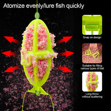 Load image into Gallery viewer, 4PCS Hand Rod Silver Carp And Bighead Fish Group Spring Hook Bait Cage Double Hook Fast Tapping Fluorescent Silver Carp Hook
