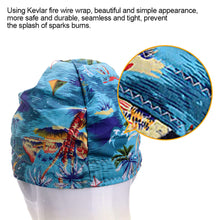 Load image into Gallery viewer, Fireproof Welding Cap Breathable Dust-Proof Fireproof Labor Protection Cap Duck Tongue Style Protective Head Cover
