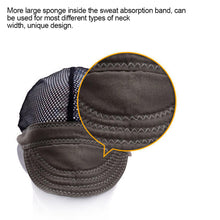 Load image into Gallery viewer, Fireproof Welding Cap Breathable Dust-Proof Fireproof Labor Protection Cap Duck Tongue Style Protective Head Cover
